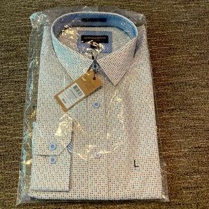 Brand New Men’s Johnson & Murphy Long Sleeve Dress Shirt